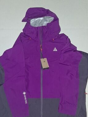Nike ACG Misery Ridge Storm-Fit Jacket GORE-TEX Purple/Gray Size-XL NWT